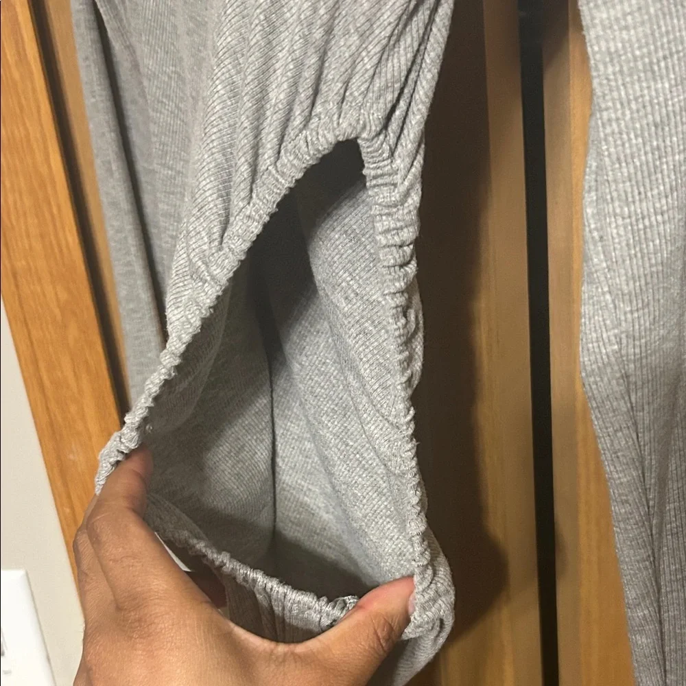 SHEIN Gray Ruched Casual Dress - Picture 4 of 6